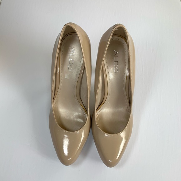 SOLD Aldo Blush Neutral High Heels Size 39 / Size 8 - Picture 2 of 13